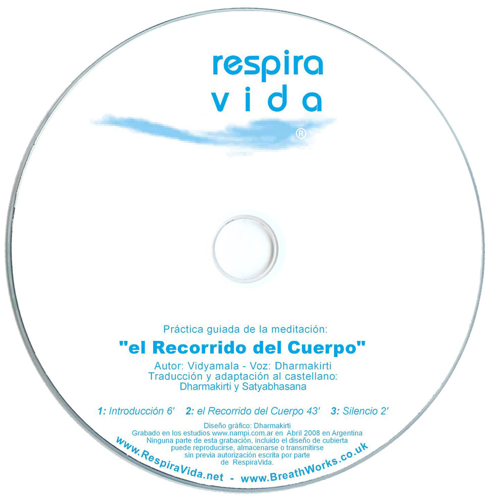 el recorrido del cuerpo (body scan)