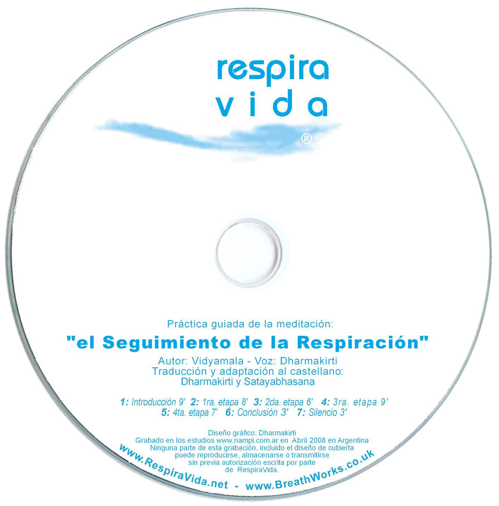 cd audio el seguimiento de la respiracion - mindfulness cd body scan