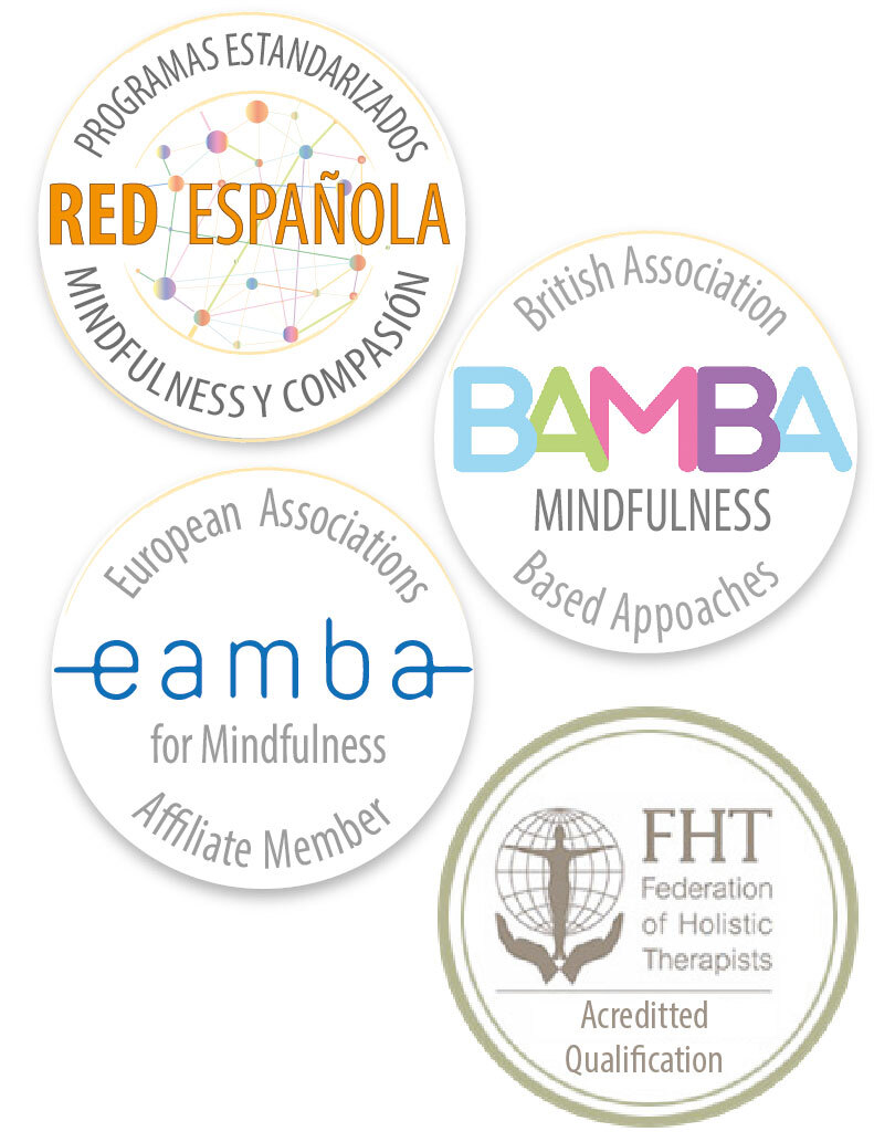Red Española de Programas de Mindfulness y Compasión, British Association of Mindfulness-based Approaches, European Association of Mindfulness-based Approaches, Federation of Holistic therapist