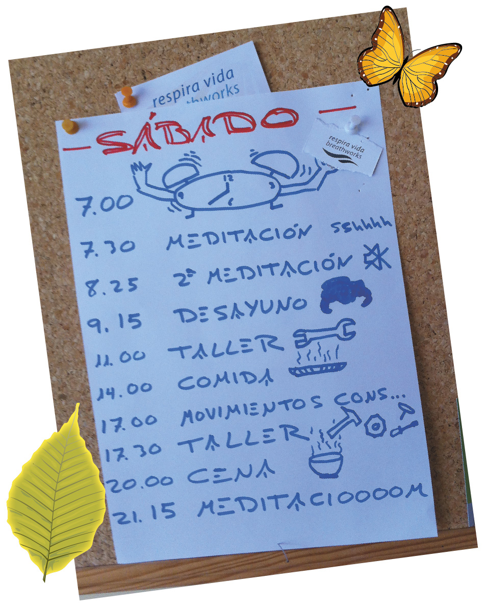 programa del retiro de mindfulness